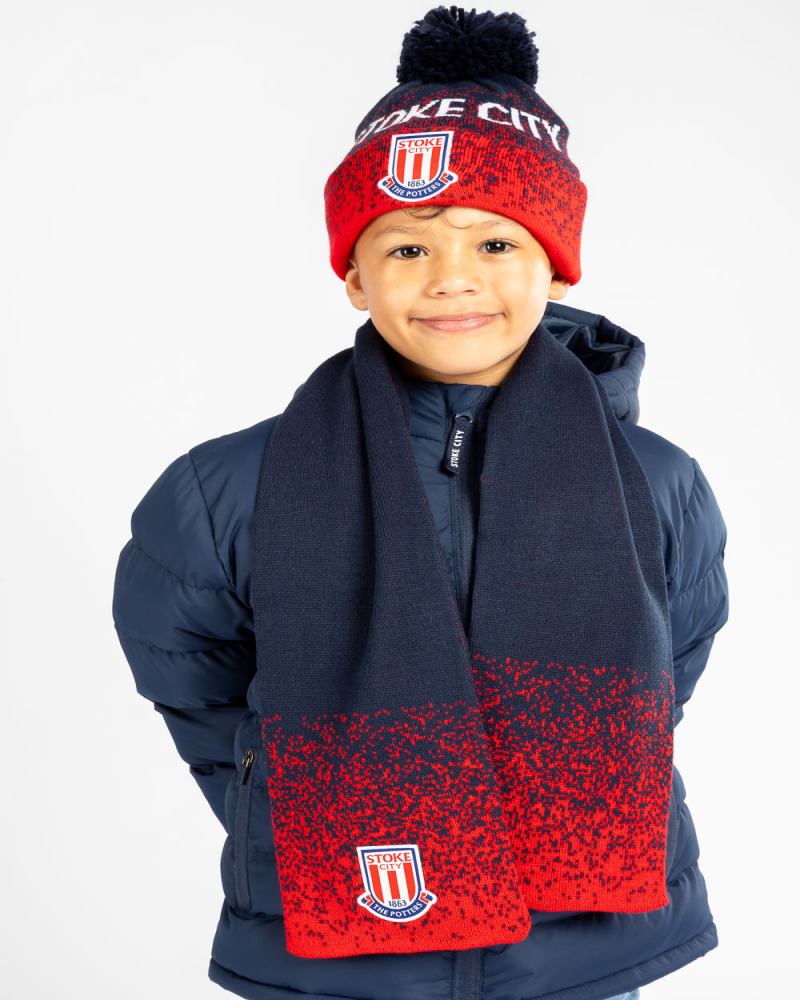 Kids Fade Hat & Scarf Set