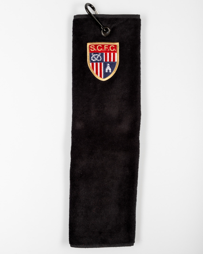 Black Golf Towel