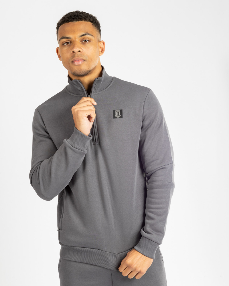Adult Mono 1/4 Zip - Pewter