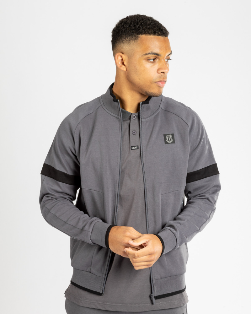 Adult Mono Track Top - Pewter