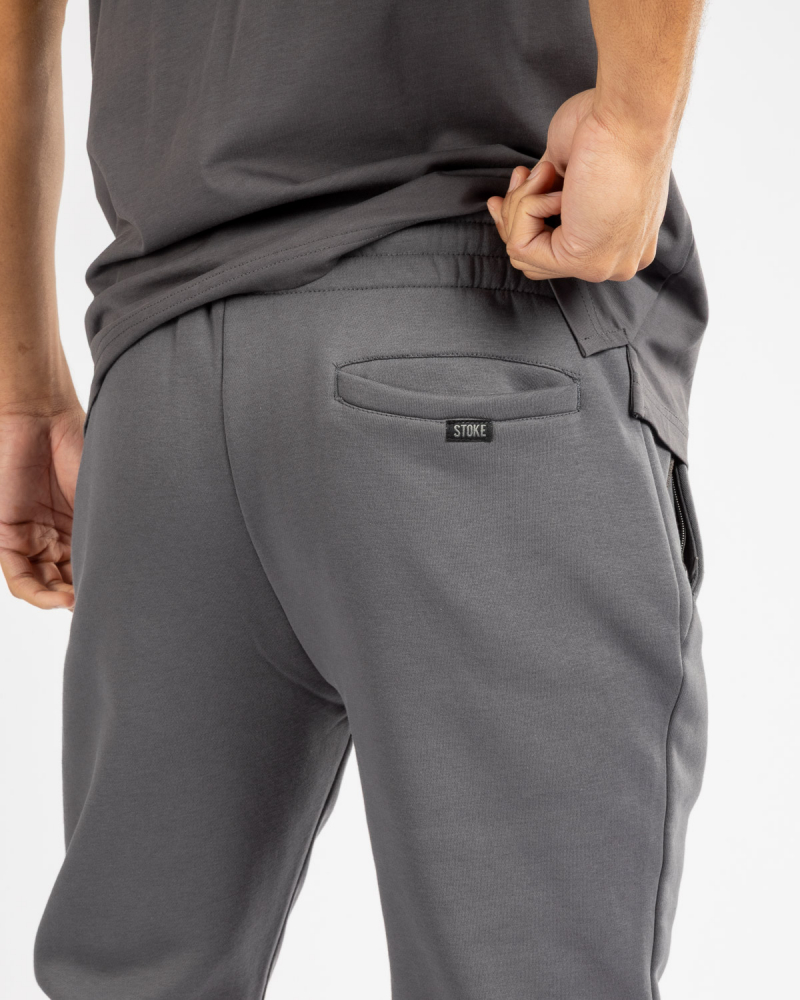 Adult Mono Track Pant - Pewter