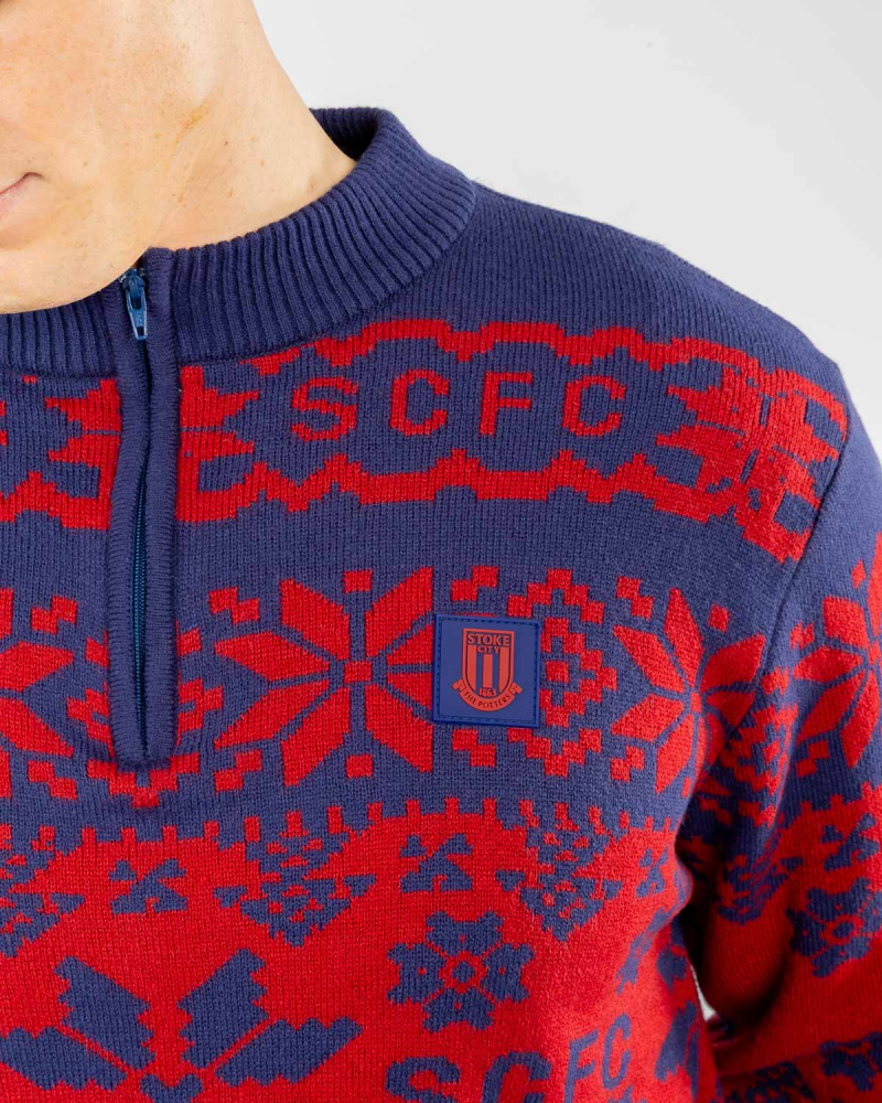 1/4 Zip Christmas Jumper