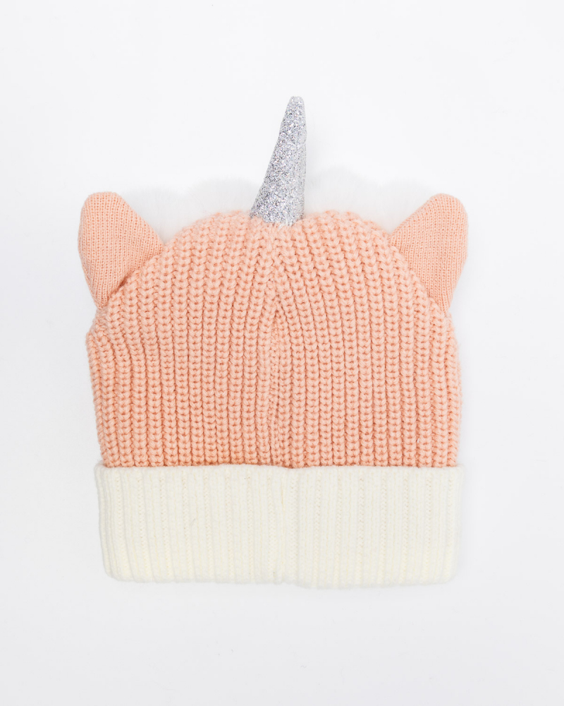 Unicorn Pom Beanie