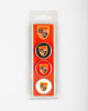 3 Pack Golf Ball Markers