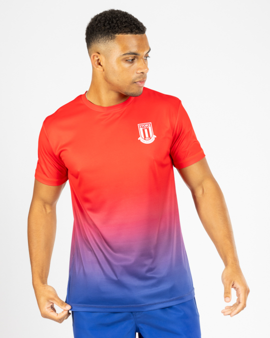 Adult Gradient Poly T-Shirt