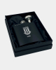 Black Personalised Hip Flask