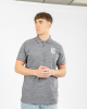 Adult Grey Marl Tipped Polo