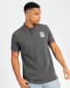 Adult Charcoal Space Dye Tipped Polo