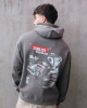 Adult Centenary Print Hoodie - Grey