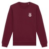 Adult Crest Sweater - Burgundy