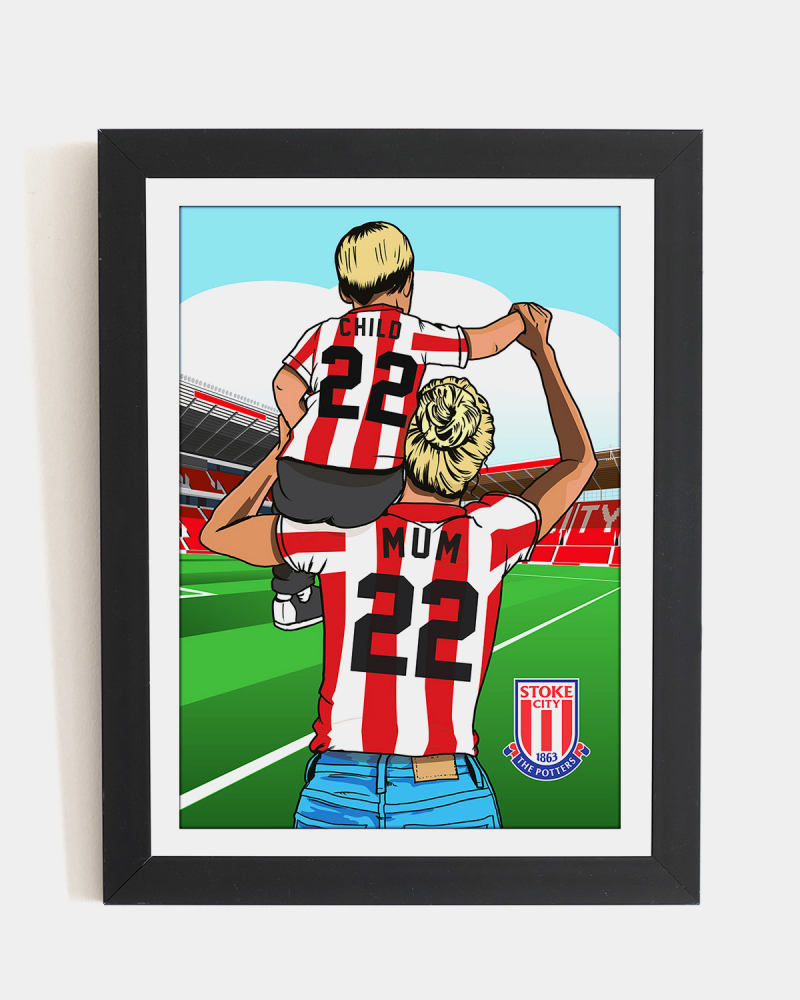 Adult & Child 2 Personalised Print