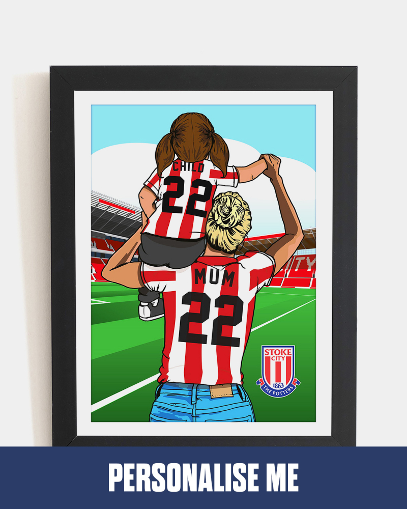 Adult & Child 4 Personalised Print