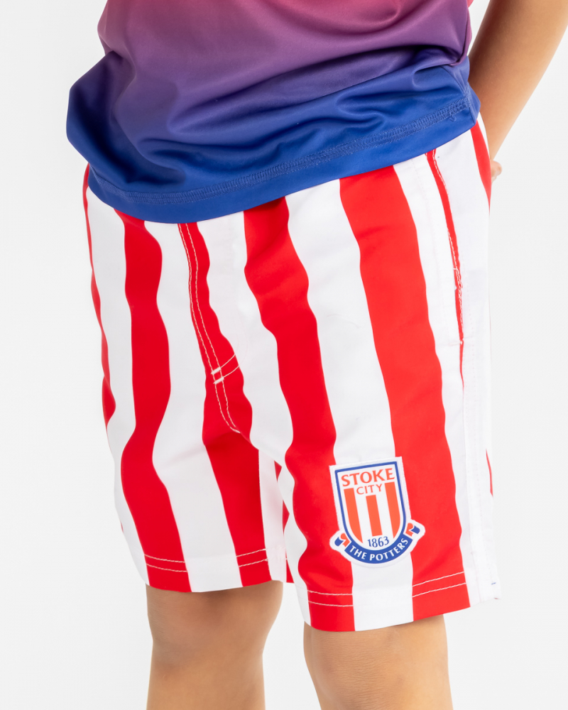 Junior Striped Swim Shorts