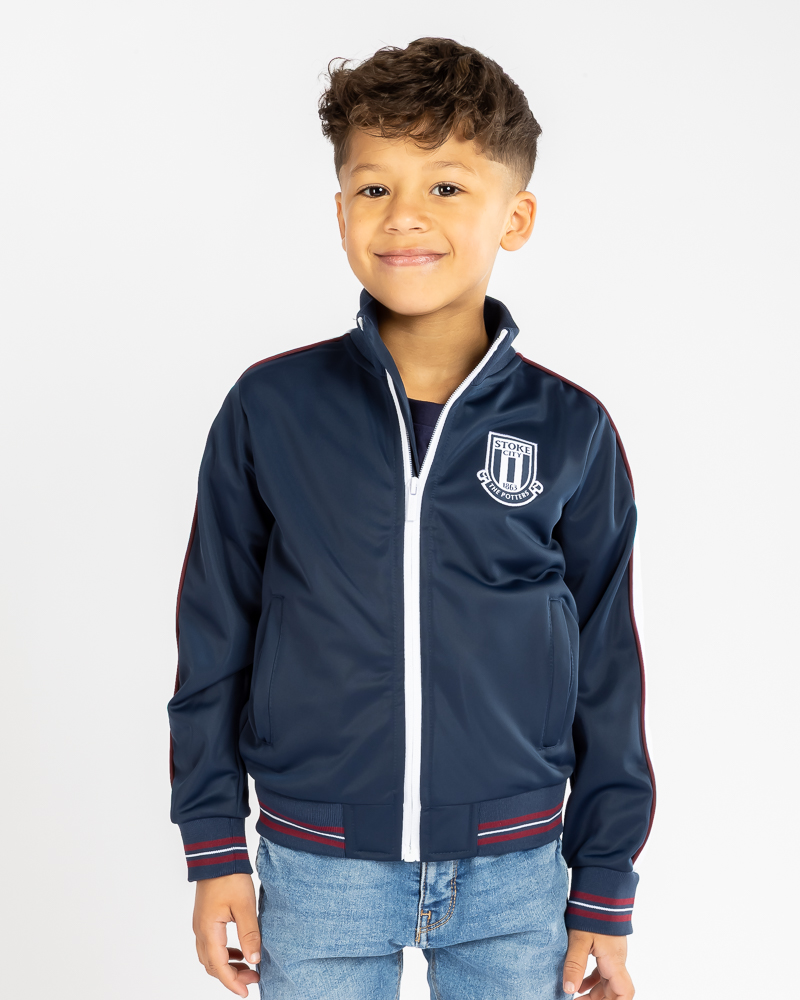Junior Zip Thru Track Top
