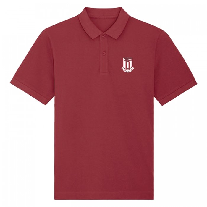Adult Crest Polo - Red