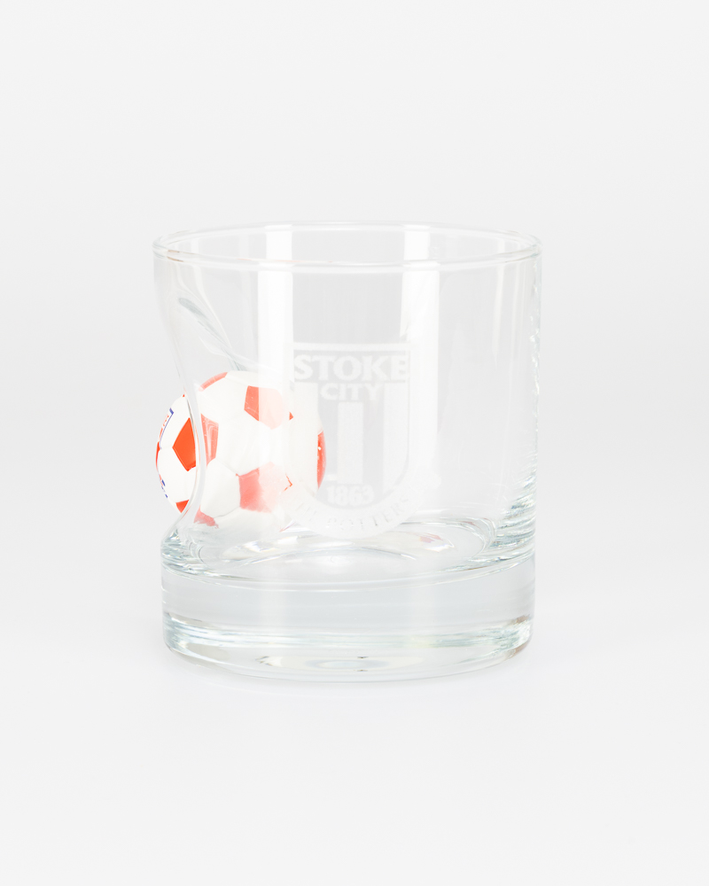 Football Whiskey Glass