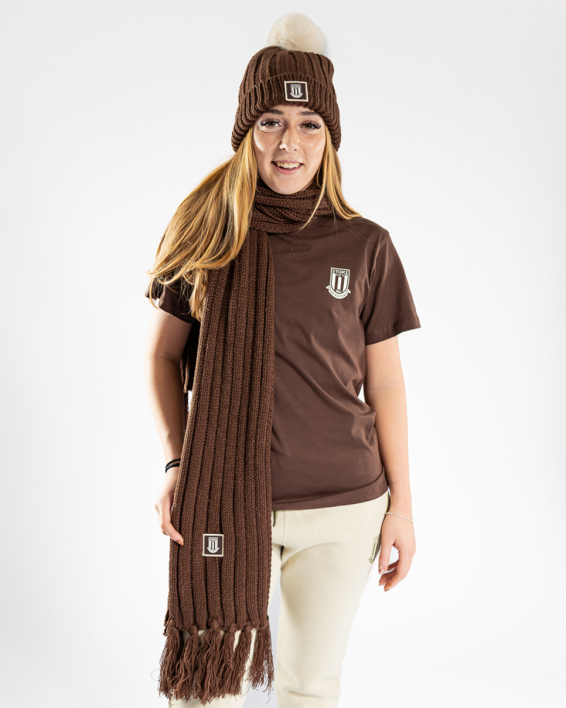 Womens Chocolate Scarf