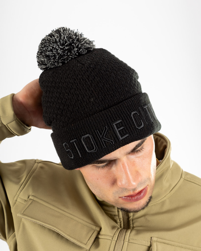 Waffle Bobble Hat