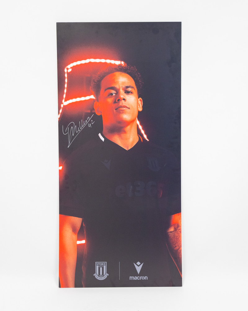 Manhoef Away 62 x130 Signed Display Board