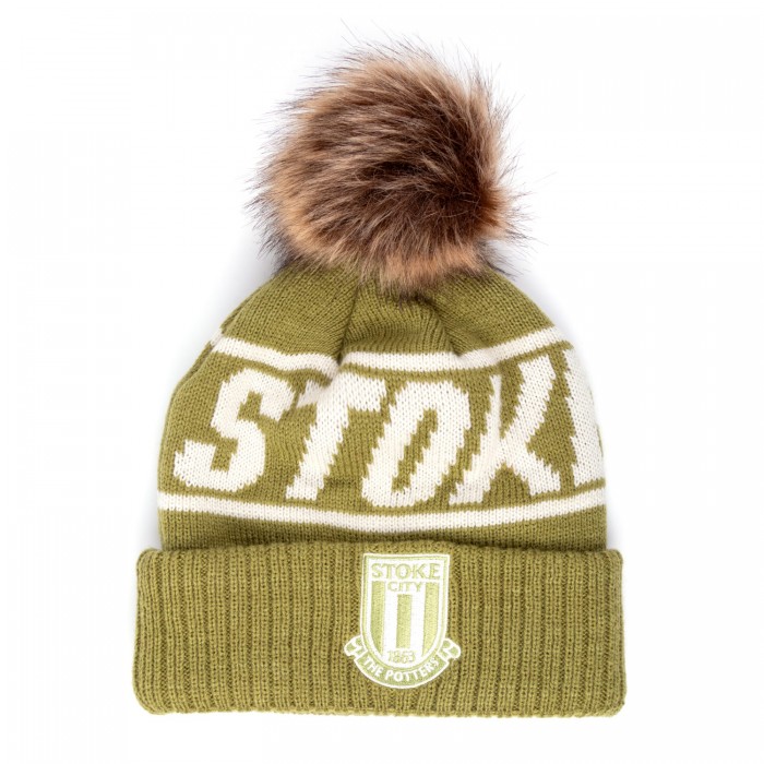 Ladies Text Bobble Hat